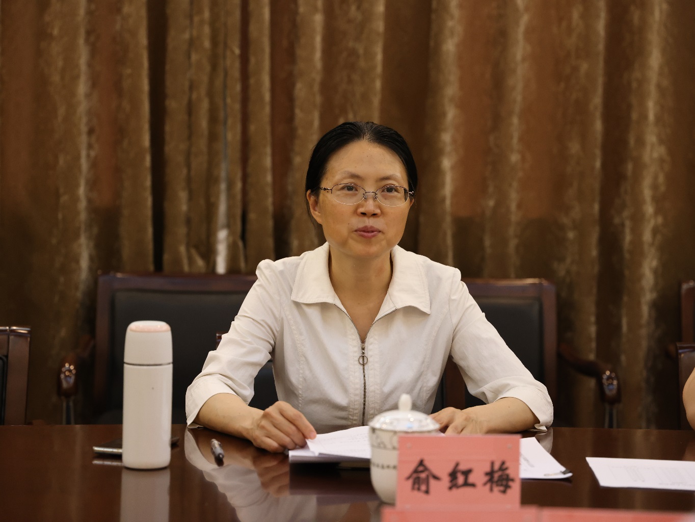 省纪委监委驻生态环境厅纪检监察组组长厅党组成员俞红梅专项督导省